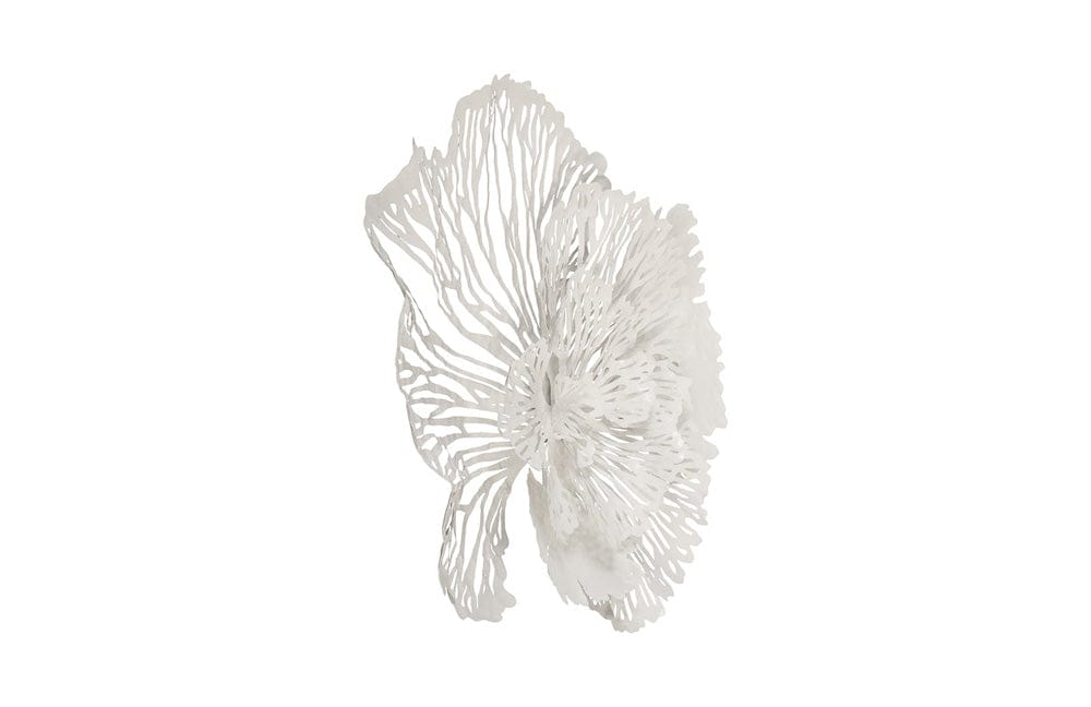 Phillips Collection - Flower Wall Art, Medium, White, Metal - TH79999 view 2