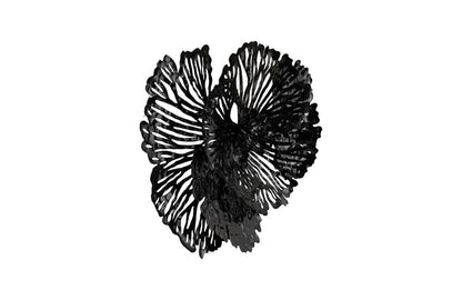 Phillips Collection - Flower Wall Art, Small, Black, Metal - TH107120 view 2