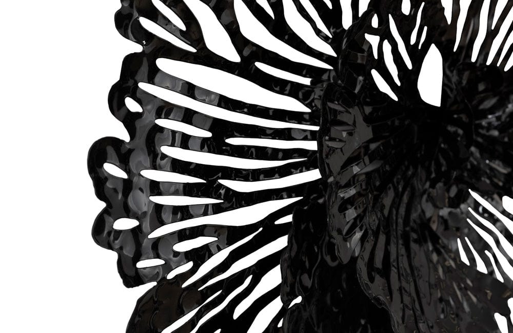 Phillips Collection - Flower Wall Art, Small, Black, Metal - TH107120 view 3