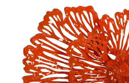 Phillips Collection - Flower Wall Art, Small, Coral, Metal - TH83080 veiw 4