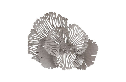Phillips Collection - Flower Wall Art, Small, Gray, Metal - TH107119 view 1