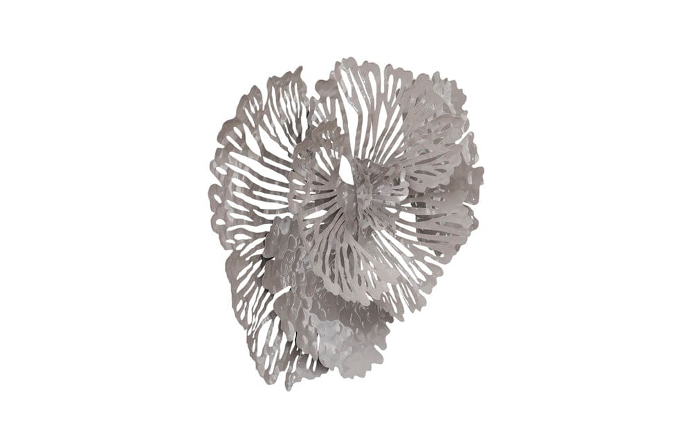 Phillips Collection - Flower Wall Art, Small, Gray, Metal - TH107119 view 2