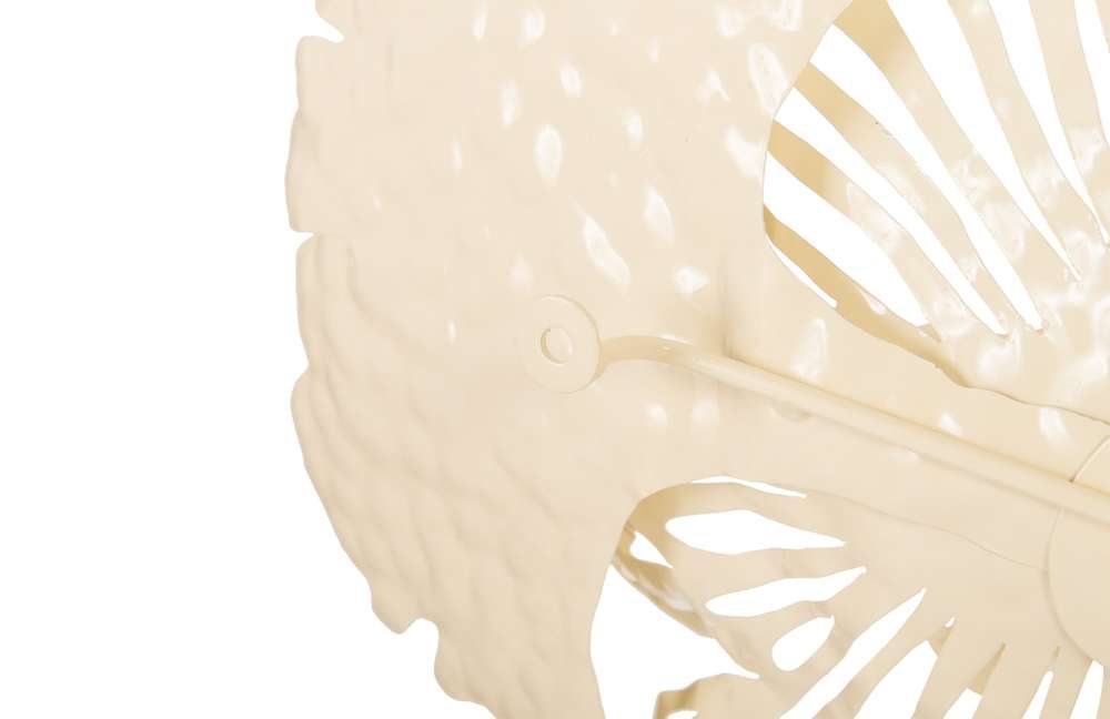 Phillips Collection - Flower Wall Art, Small, Ivory, Metal - TH83083 veiw 6