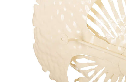 Phillips Collection - Flower Wall Art, Small, Ivory, Metal - TH83083 veiw 6