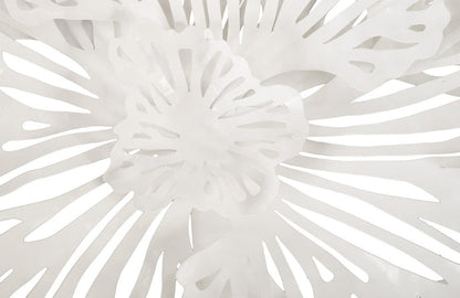 Phillips Collection - Flower Wall Art, Small, White, Metal - TH79998 view 4