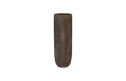 Phillips Collection - Fluted Planter, Large, Gray - PH97031 view 1