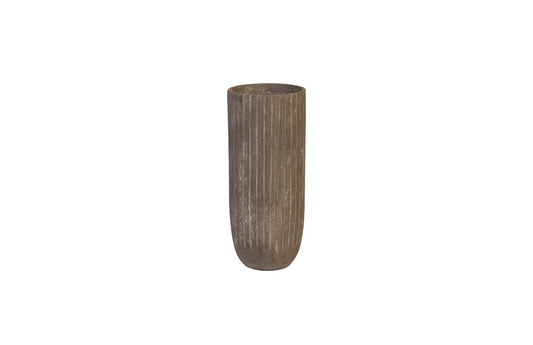 Phillips Collection - Fluted Planter, Medium, Gray - PH97032 view 1