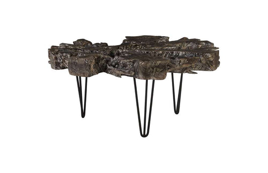 Phillips Collection - Flux Coffee Table, Black Wash Finish - ID85099 veiw 1