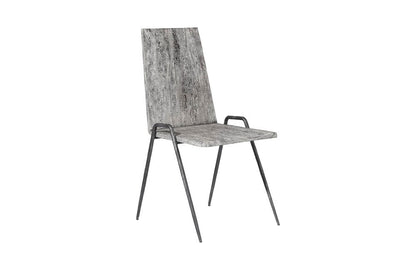Phillips Collection - Forged Leg Dining Chair, Chamcha Wood, Gray Stone Finish, Metal - TH99496 view 1