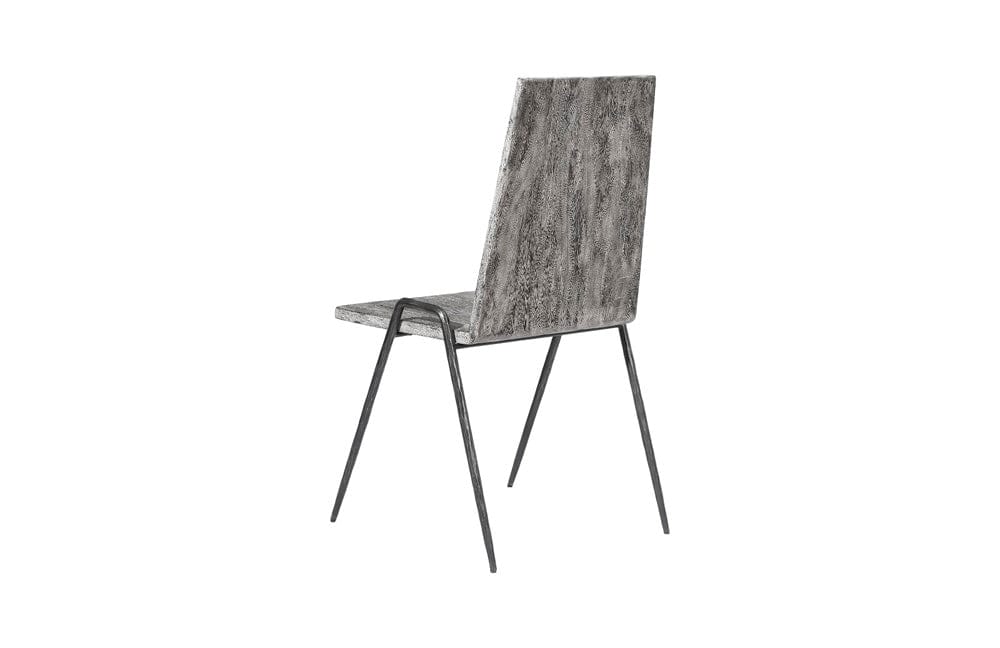 Phillips Collection - Forged Leg Dining Chair, Chamcha Wood, Gray Stone Finish, Metal - TH99496 view 2