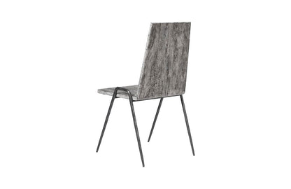Phillips Collection - Forged Leg Dining Chair, Chamcha Wood, Gray Stone Finish, Metal - TH99496 view 2