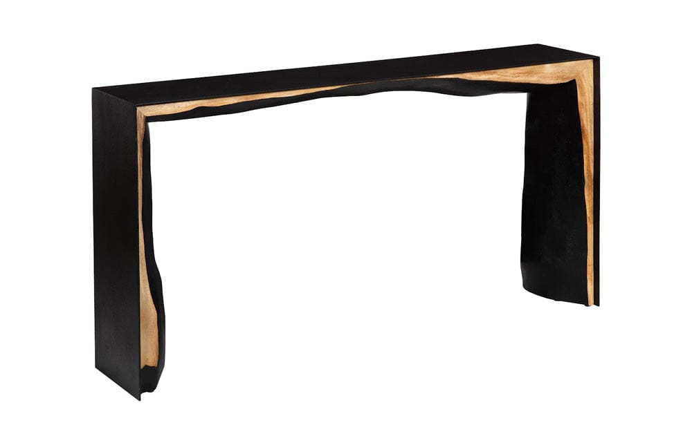 Phillips Collection - Framed Waterfall Console Table, Natural, Iron - TH110322 view 2