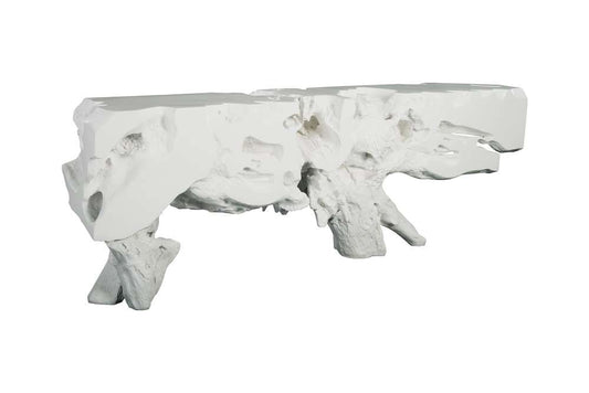 Phillips Collection - Freeform Console Table, Gel Coat White, Extra Large - PH83575 veiw 1