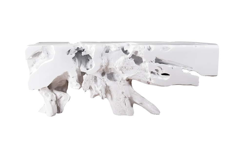 Phillips Collection - Freeform Console Table, Gel Coat White, LG - PH61255 veiw 1