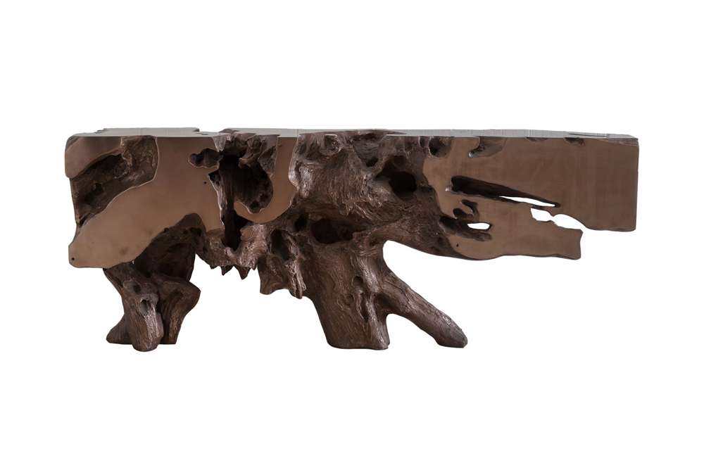 Phillips Collection - Freeform Console Table, Polished Bronze - PH59420 veiw 1