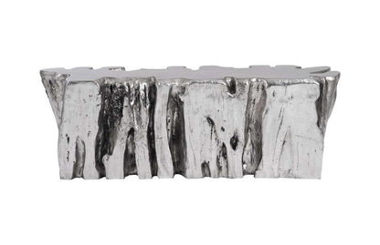 Phillips Collection - Freeform Root Bench, Silver Leaf - PH104351 veiw 4