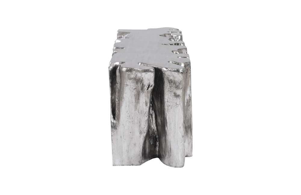 Phillips Collection - Freeform Root Bench, Silver Leaf - PH104351 veiw 5