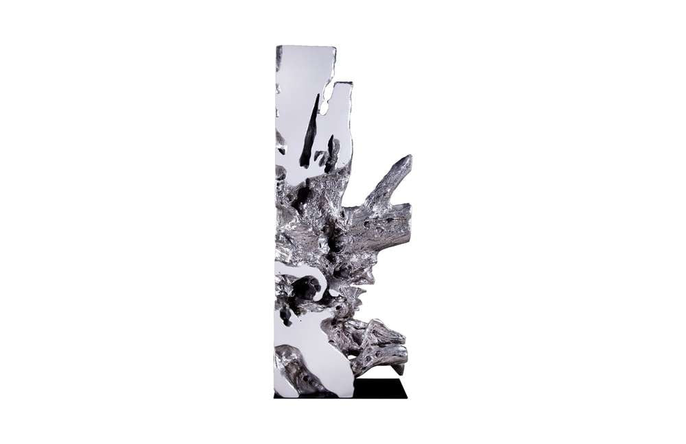 Phillips Collection - Freeform Sculpture, White, Silver Leaf - PH63351 veiw 1