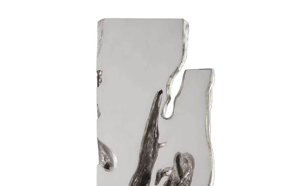 Phillips Collection - Freeform Sculpture, White, Silver Leaf - PH63351 veiw 3