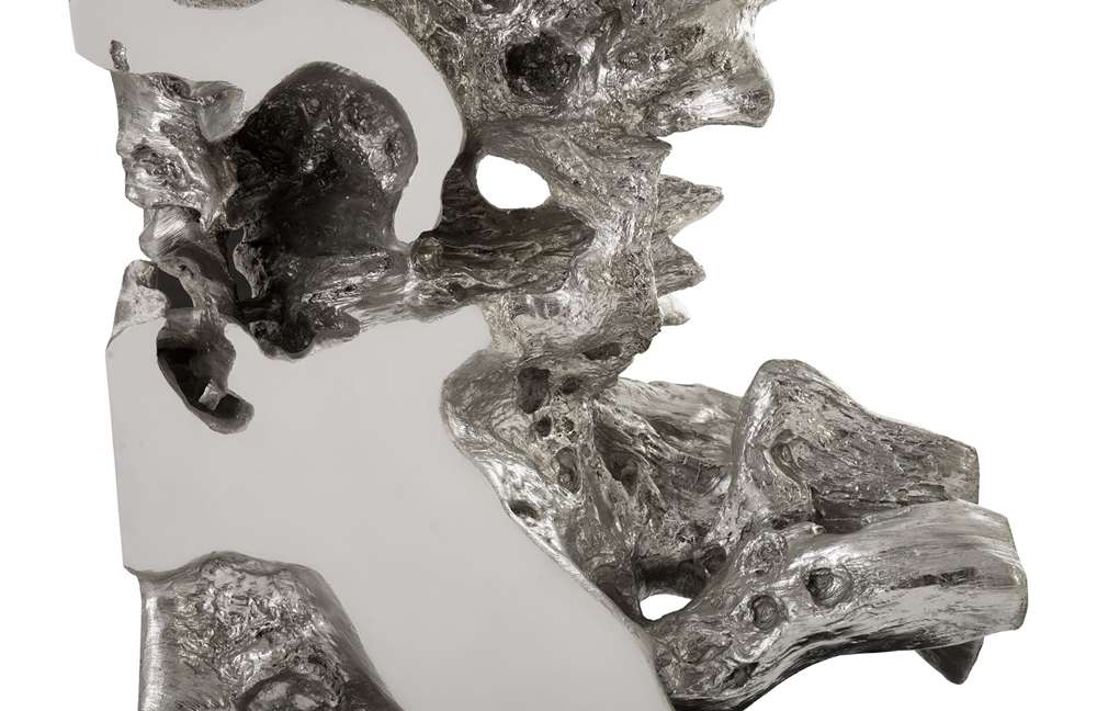 Phillips Collection - Freeform Sculpture, White, Silver Leaf - PH63351 veiw 5