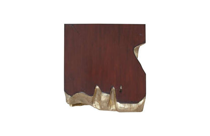Phillips Collection - Freeform Stool, Gold Leaf, Faux Bois, SM - PH62425 veiw 3