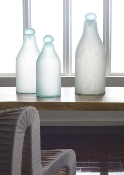 Phillips Collection - Frosted Glass Bottle, Large - ID66323 veiw 3