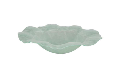 Phillips Collection - Frosted Leaning Glass Bowl, LG - ID76848 veiw 1
