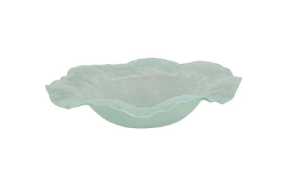 Phillips Collection - Frosted Leaning Glass Bowl, LG - ID76851 veiw 1