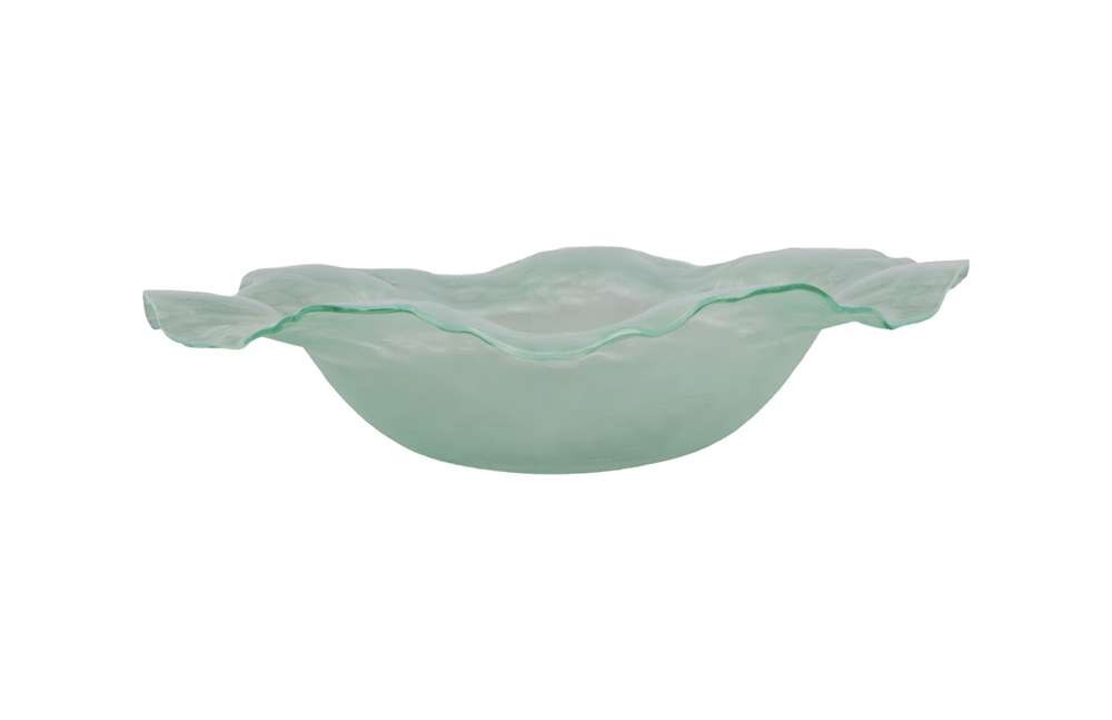 Phillips Collection - Frosted Leaning Glass Bowl, LG - ID76851 veiw 3
