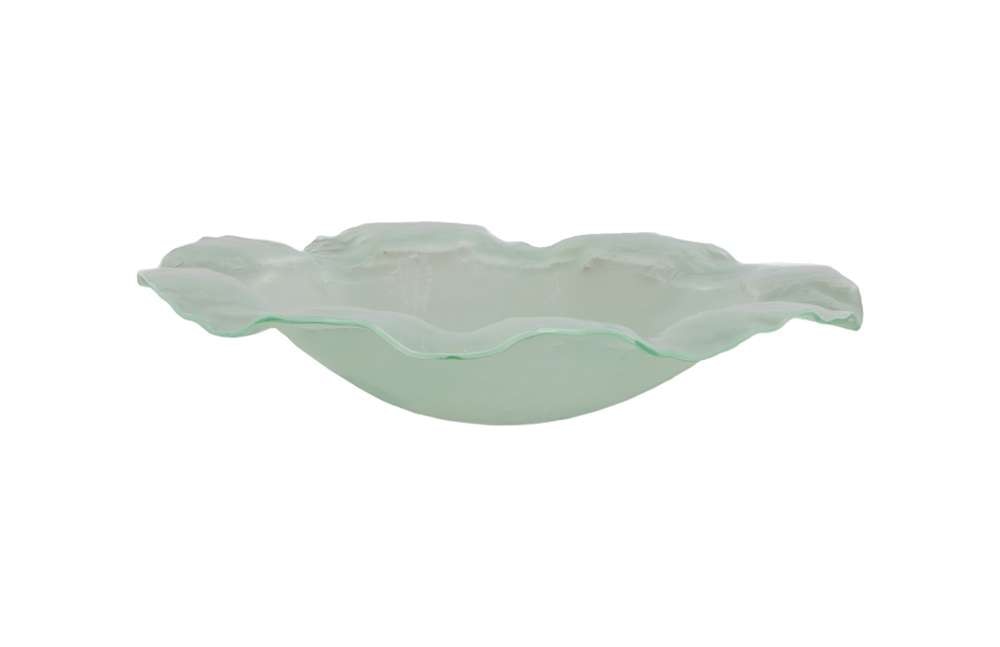 Phillips Collection - Frosted Leaning Glass Bowl, MD - ID76852 veiw 3