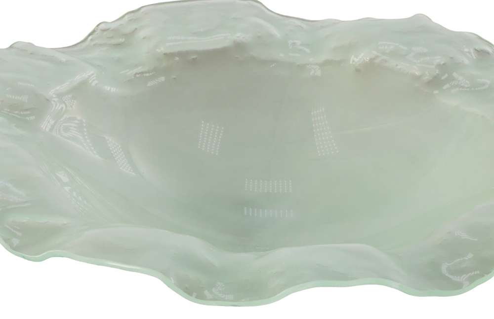 Phillips Collection - Frosted Leaning Glass Bowl, MD - ID76852 veiw 4