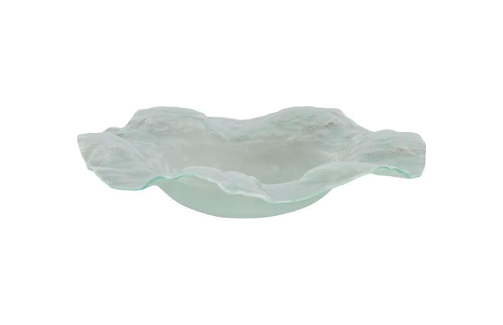 Phillips Collection - Frosted Leaning Glass Bowl, SM - ID76853 veiw 1