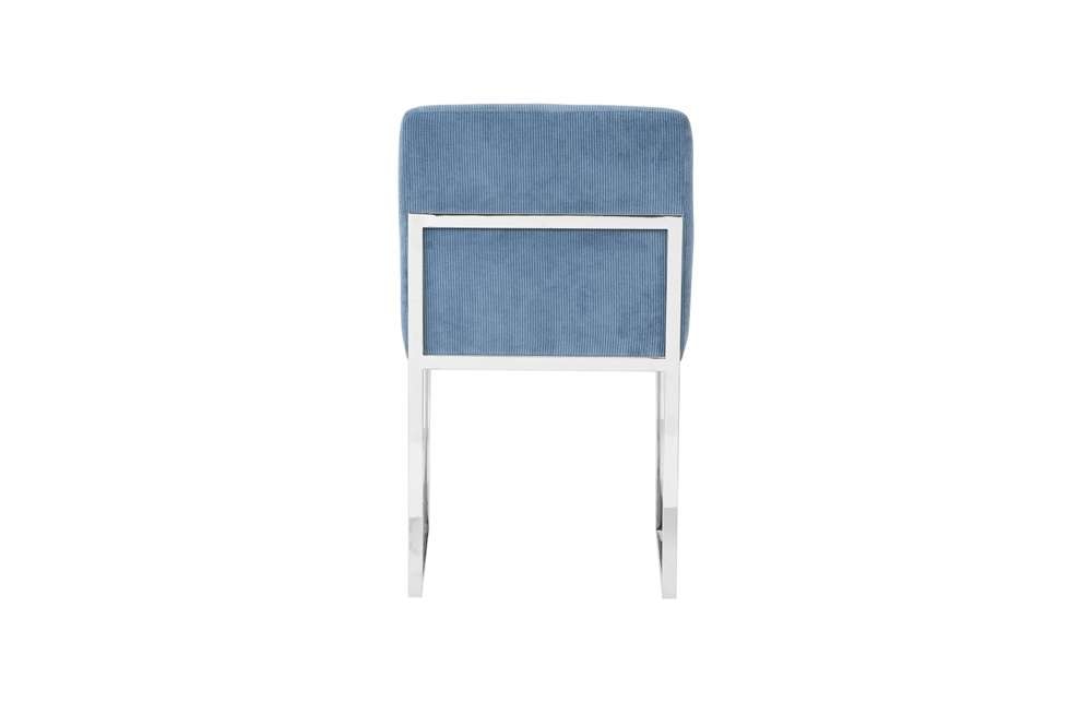 Phillips Collection - Frozen Dining Chair, Corduroy Blue - PH103732 veiw 4
