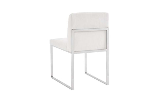 Phillips Collection - Frozen Dining Chair, Corduroy White - PH103733 veiw 2