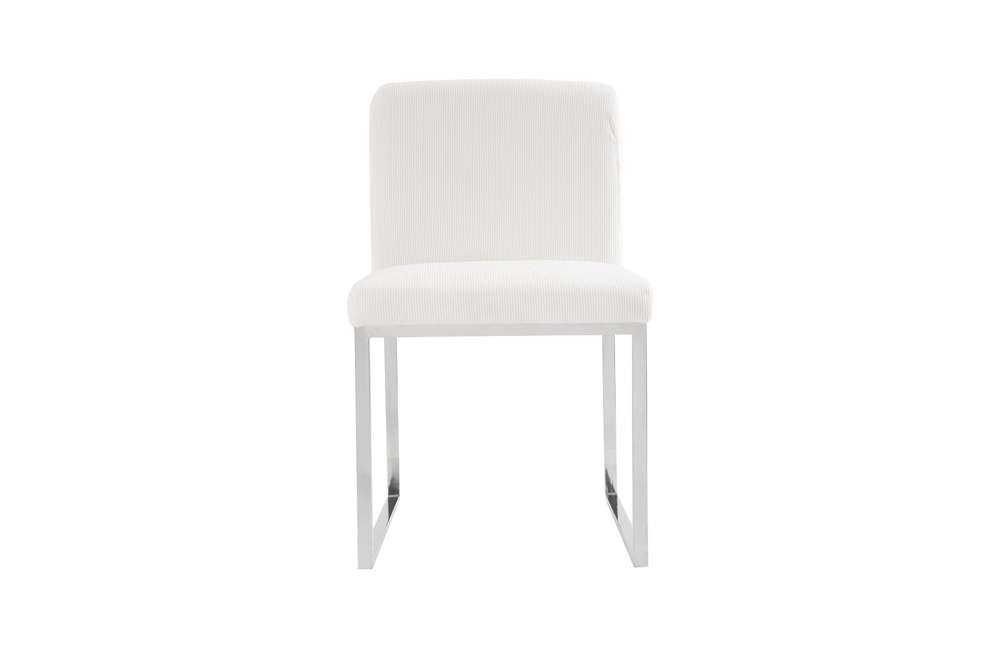 Phillips Collection - Frozen Dining Chair, Corduroy White - PH103733 veiw 3