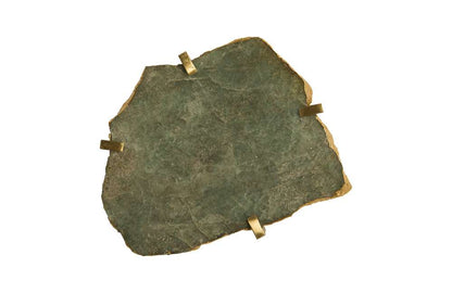 Phillips Collection - Gem Wall Tile in Brass Setting, Green Emerald - CH84027 veiw 1