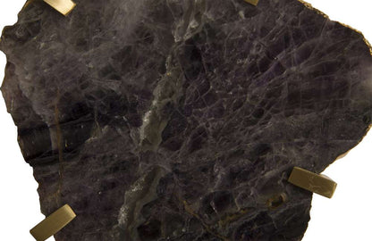 Phillips Collection - Gem Wall Tile in Brass Setting, Purple Quartz - CH84025 veiw 2