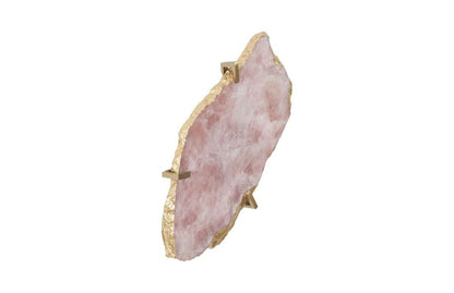 Phillips Collection - Gem Wall Tile in Brass Setting, Rose Quartz - CH84026 veiw 4