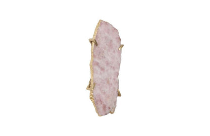 Phillips Collection - Gem Wall Tile in Brass Setting, Rose Quartz - CH84026 veiw 5