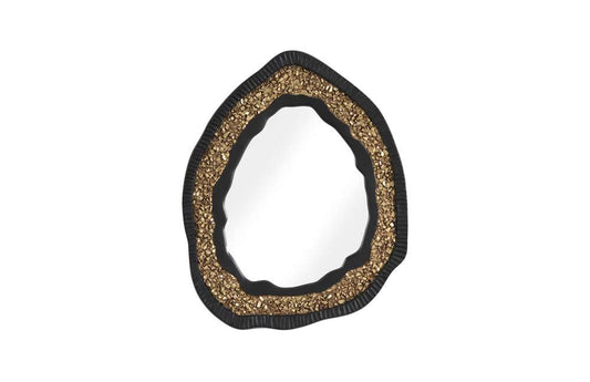 Phillips Collection - Geode Mirror, Black And Gold, Matte - PH104149 veiw 1