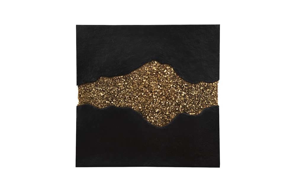 Phillips Collection - Geode Texture Panel Black and Gold, Wall Decor - PH105375 veiw 1