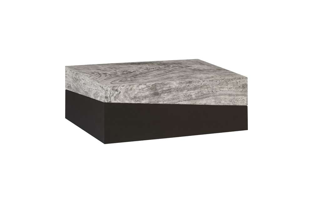 Phillips Collection - Geometry Coffee Table, Gray Stone - TH97558 veiw 1