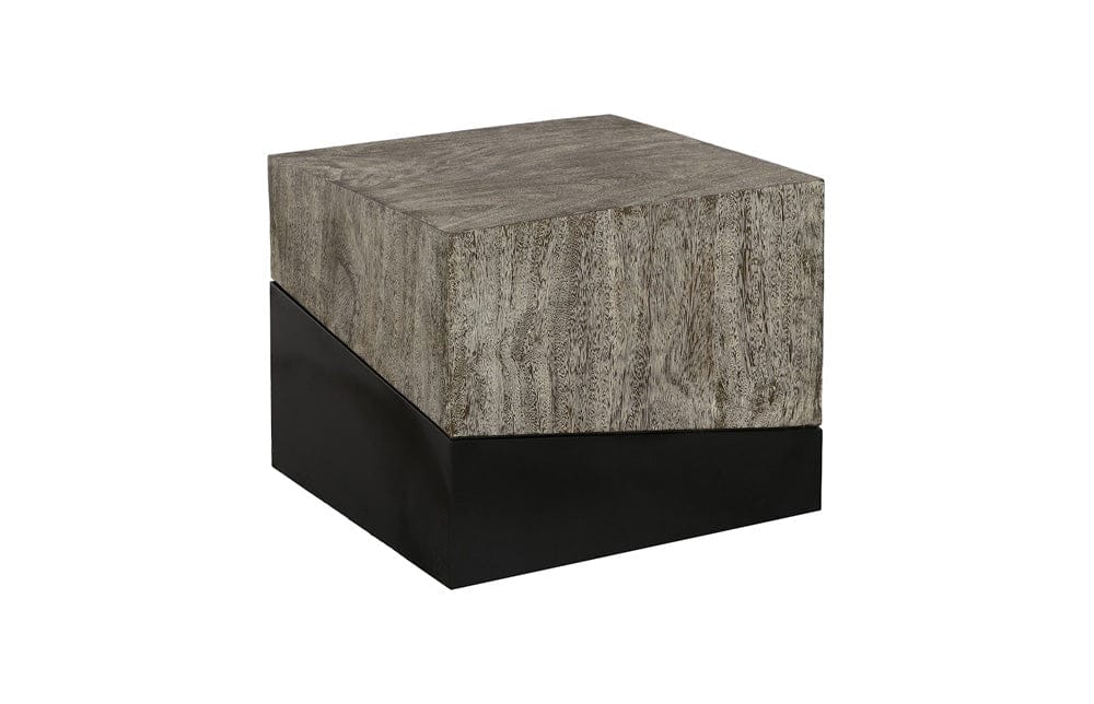 Phillips Collection - Geometry Side Table, Gray Stone - TH97557 view 1
