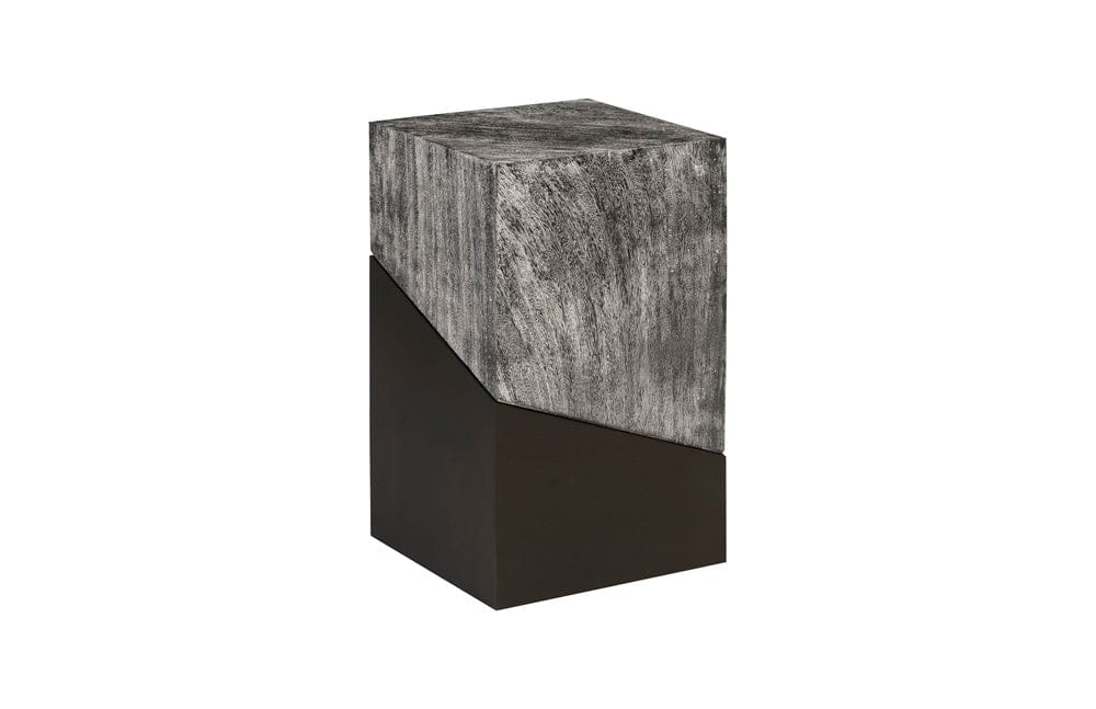 Phillips Collection - Geometry Side Table, Gray Stone - TH97559 view 1