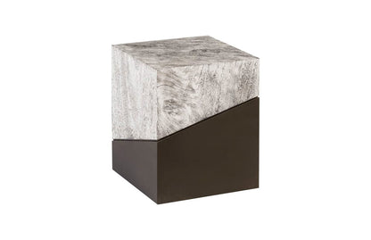 Phillips Collection - Geometry Stool, Gray Stone - TH97553 view 1