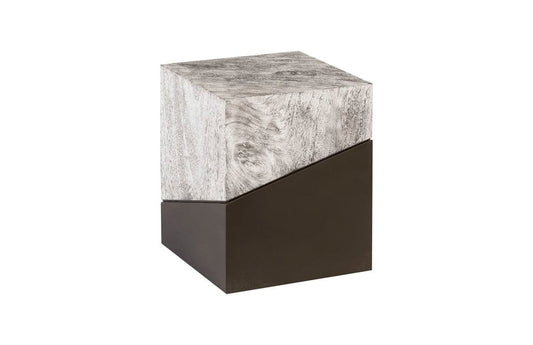Phillips Collection - Geometry Stool, Gray Stone - TH97553 view 1