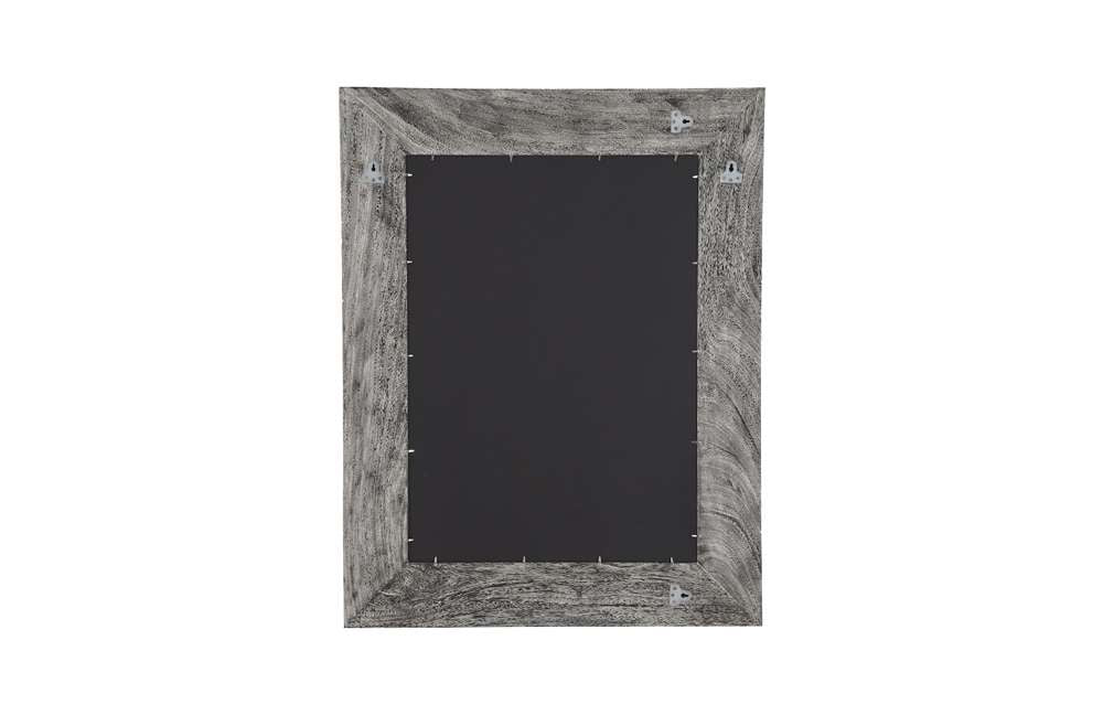 Phillips Collection - Geometry Wood Mirror, Gray Stone, Black - TH105237 veiw 3