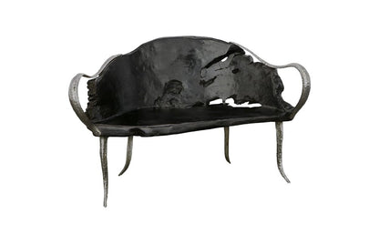 Phillips Collection - Graven Live Edge Bench, Black - ID112788 view 1