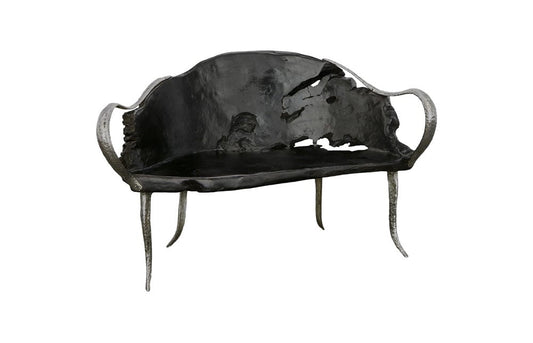 Phillips Collection - Graven Live Edge Bench, Black - ID112788 view 1