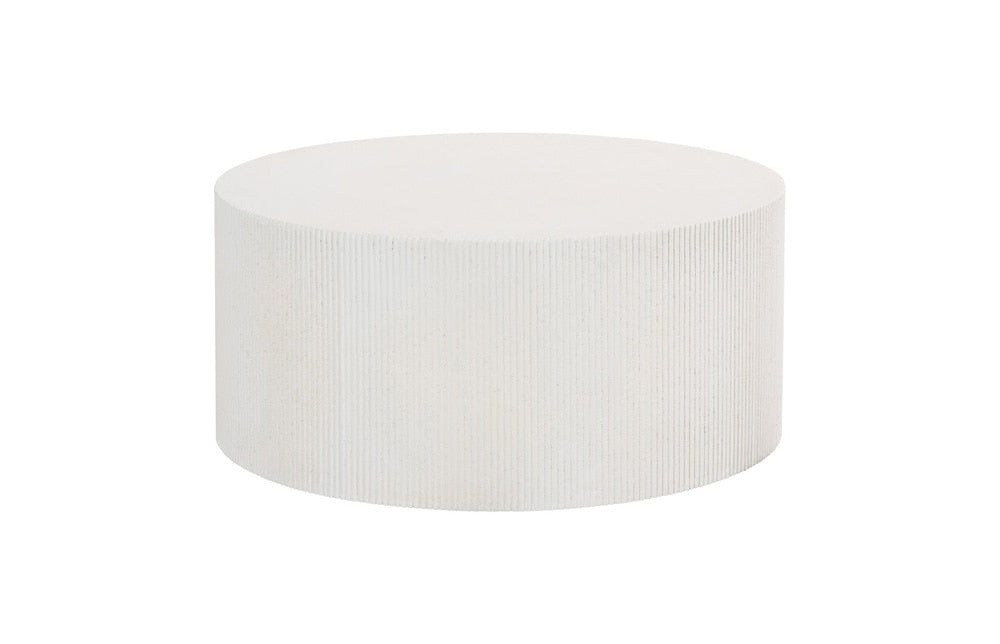 Phillips Collection - Groovy Coffee Table, White Stone - PH115692 veiw 1